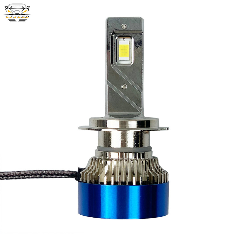 Transfronterizo doble tubo de cobre LED brillante general ahorro de energía alta concentración de luz de lejos y cerca de todo el accesorio de lámpara delantera