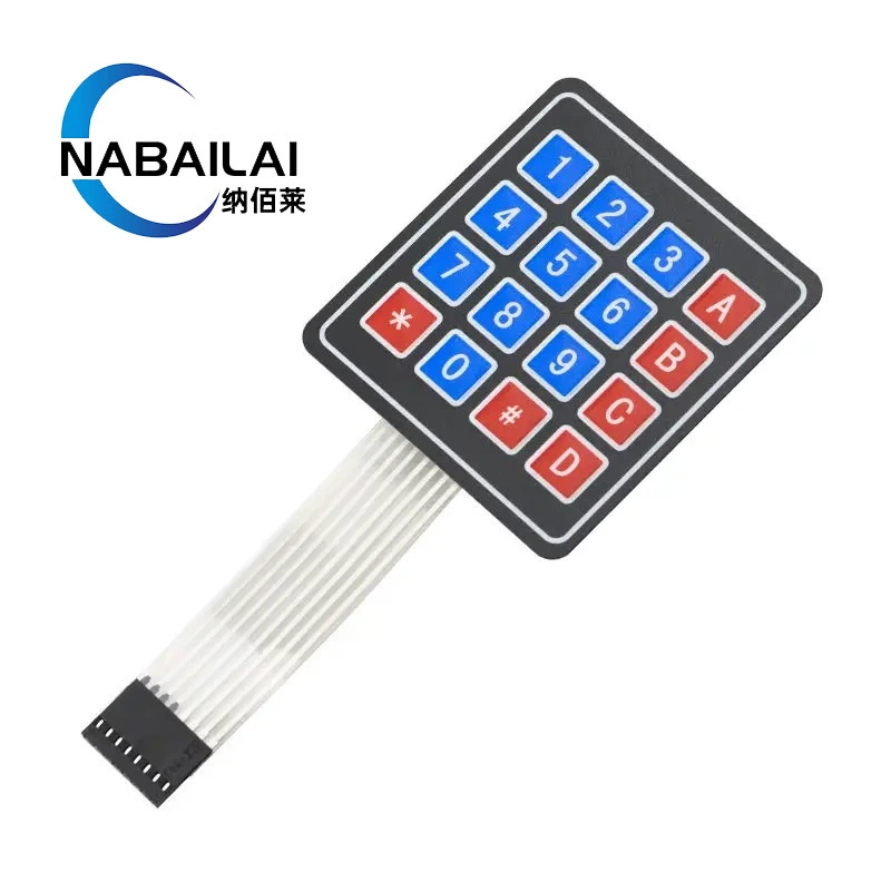 Очень большая кнопка 4*4/1*4/3*4/4*5, матричная клавиатура, микроконтроллер, внешняя расширяющаяся клавиатура, пленочная клавиатура