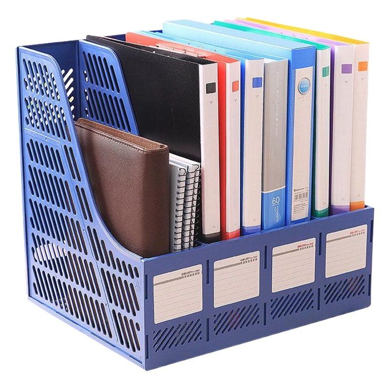 Deli 33777 четыре колонки файл стойку для хранения файлов столбец офис файл кадр данных стойку папку ящик для хранения