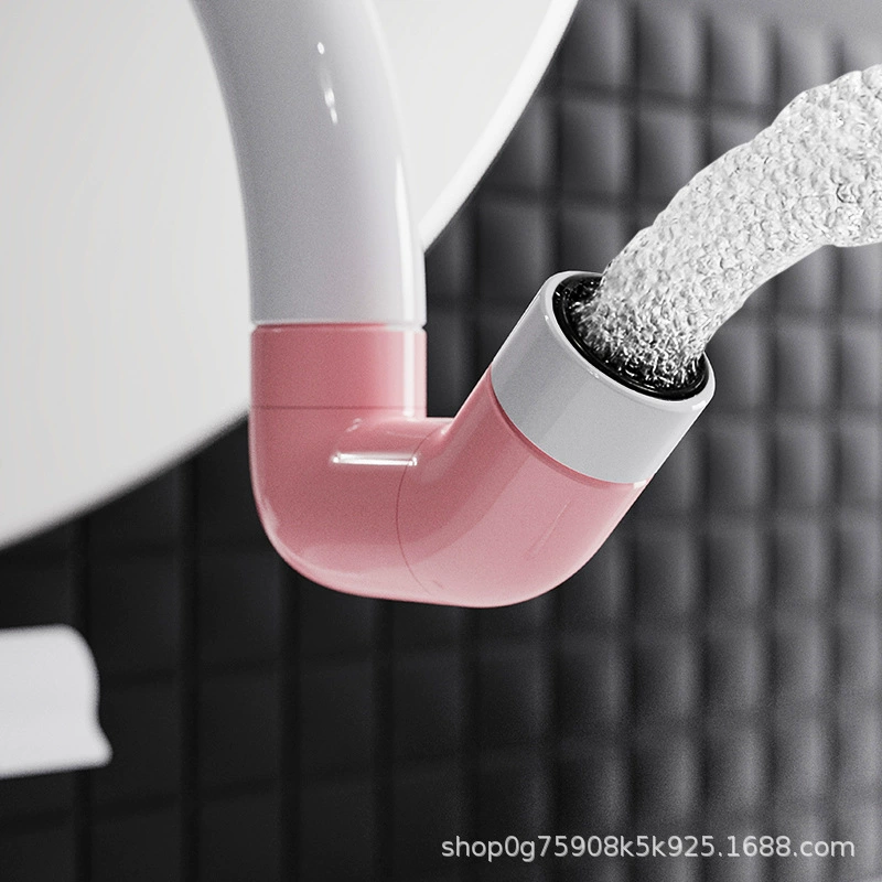 [One Piece Shot] Умывальник для лица в ванной комнате Универсальный смеситель Защита от брызг Вращающийся удлинитель для мытья