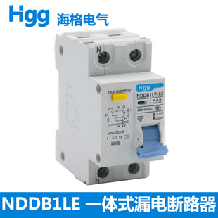 Hagrid leakage protector DZ40L household 2p 32A leakage protection 40A 63A air switch circuit breaker NDDB1L