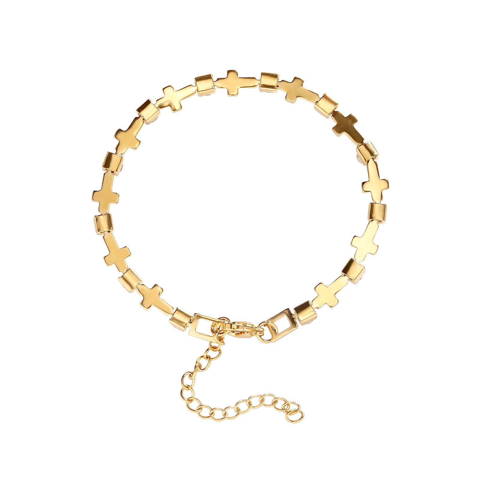 creative design bracelet with zircon stainless steel