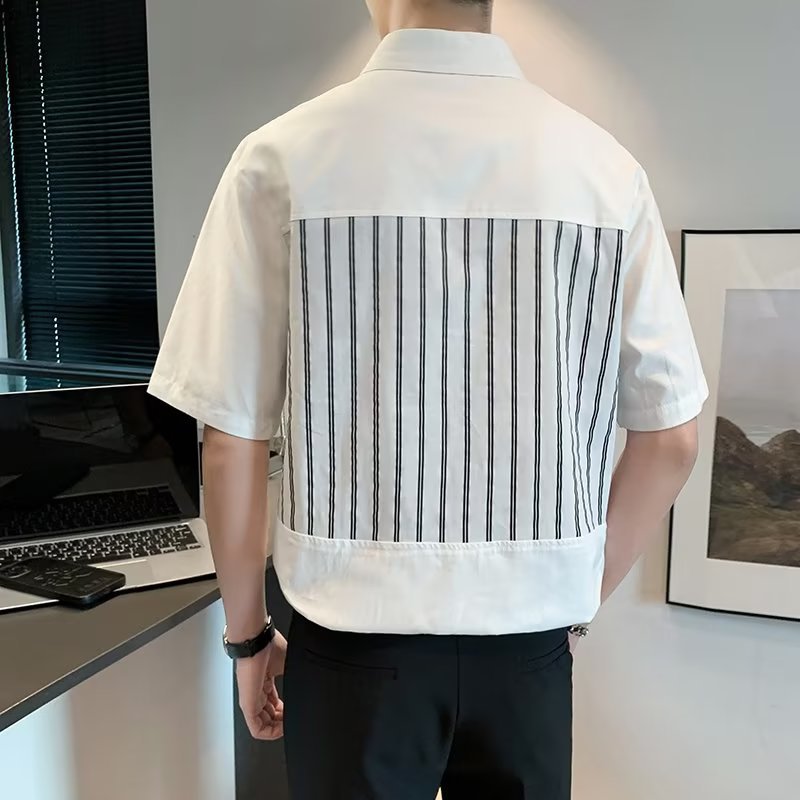 Polo camiseta de manga corta para niños, tops de solapa de verano de media manga de todo fósforo para estudiantes de moda, camiseta juvenil de marca de moda