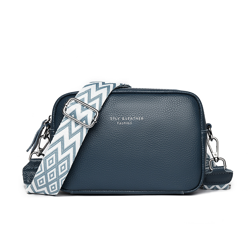 New style messenger bag for women, versatile fashion, hot selling shoulder bag, genuine leather ladies bag, wide shoulder strap, mobile phone bag _voghion.com