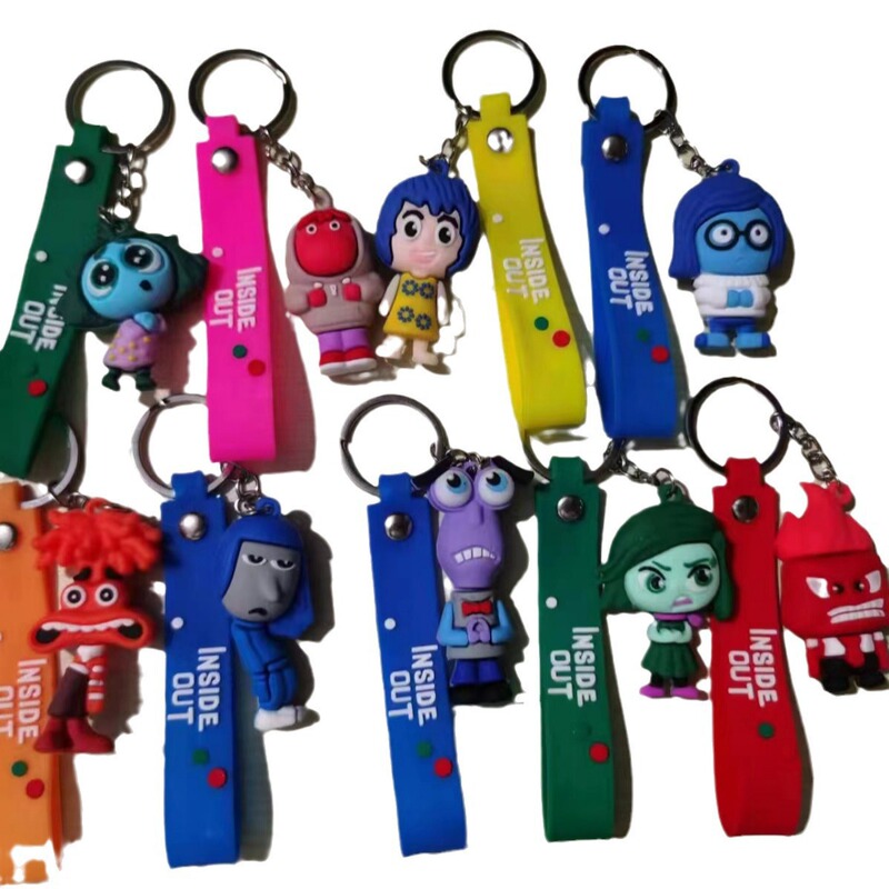 頭脳特務隊INSIDE OUTアニメキーホルダー自動車キーホルダーストラップアニメ卸売り|undefined