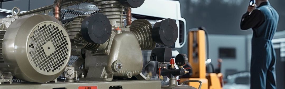Industrial-grade air compressor, large 380V high-pressure air pump, 220V small air compressor, auto repair and painting air pump