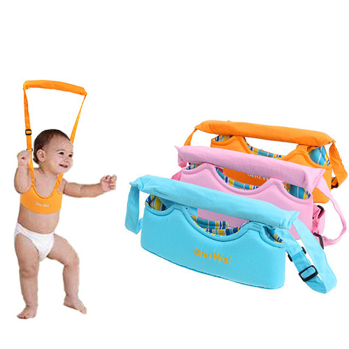 Manufacturer supplies lifting blue horizontal bar baby walking belt, learning walking belt walking assistant, dropshipping