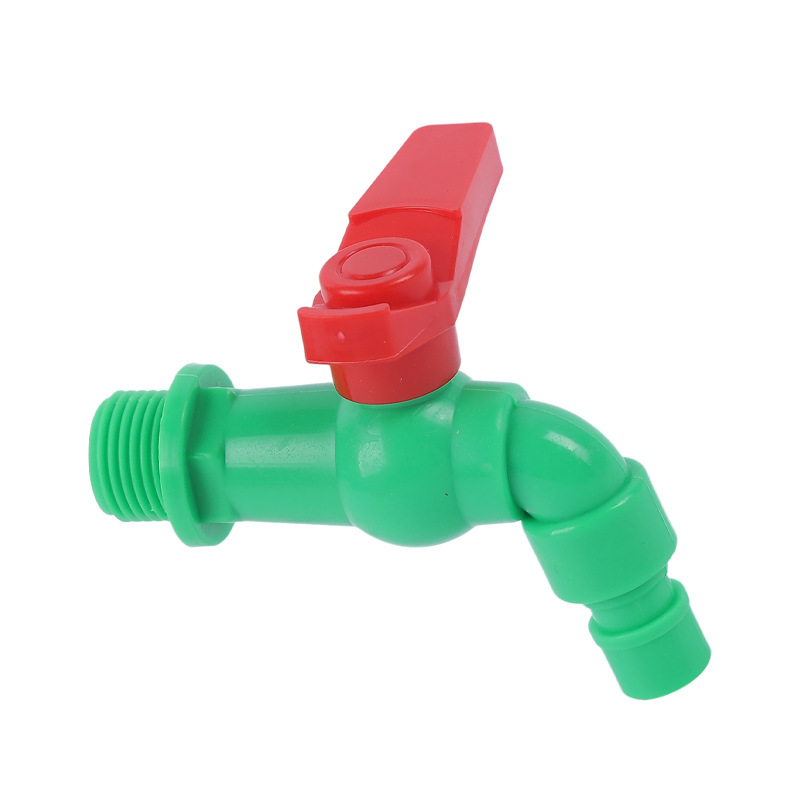 Grifo de gran flujo Grifo de núcleo de bola 4 puntos Fuente del fabricante de núcleo de bola de apertura rápida PVC grifo de plástico al por mayor