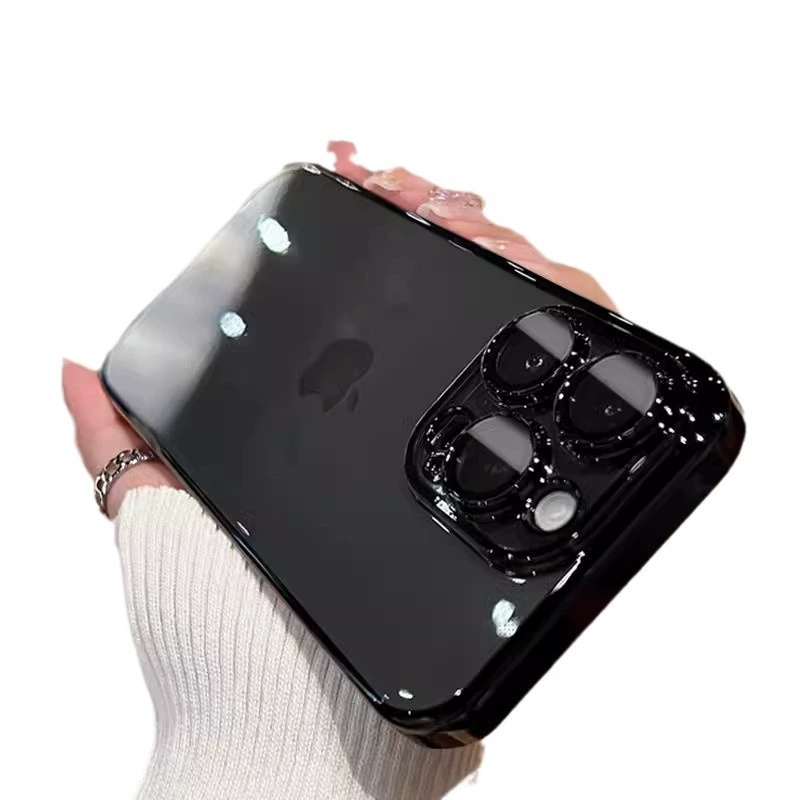 Чехол для телефона (Apple) iPhone 16–17 серии, прозрачный ударопрочный защитный чехол с защитой объектива камеры