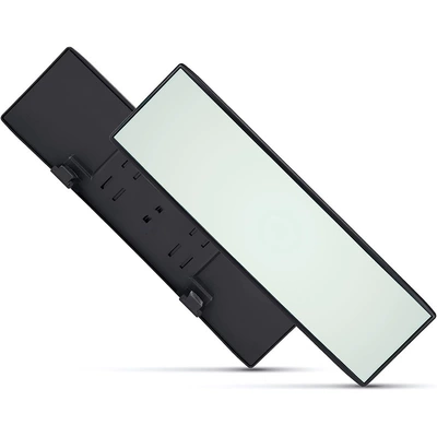Car rearview mirror snap-in car rearview mirror universal anti-glare anti-high beam large field of view mirror (Large field of view rear view auxiliary mirror) - 30070mm-white-mirror-flat