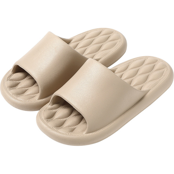 non-slip home men's slippers for bathroom to go out platform