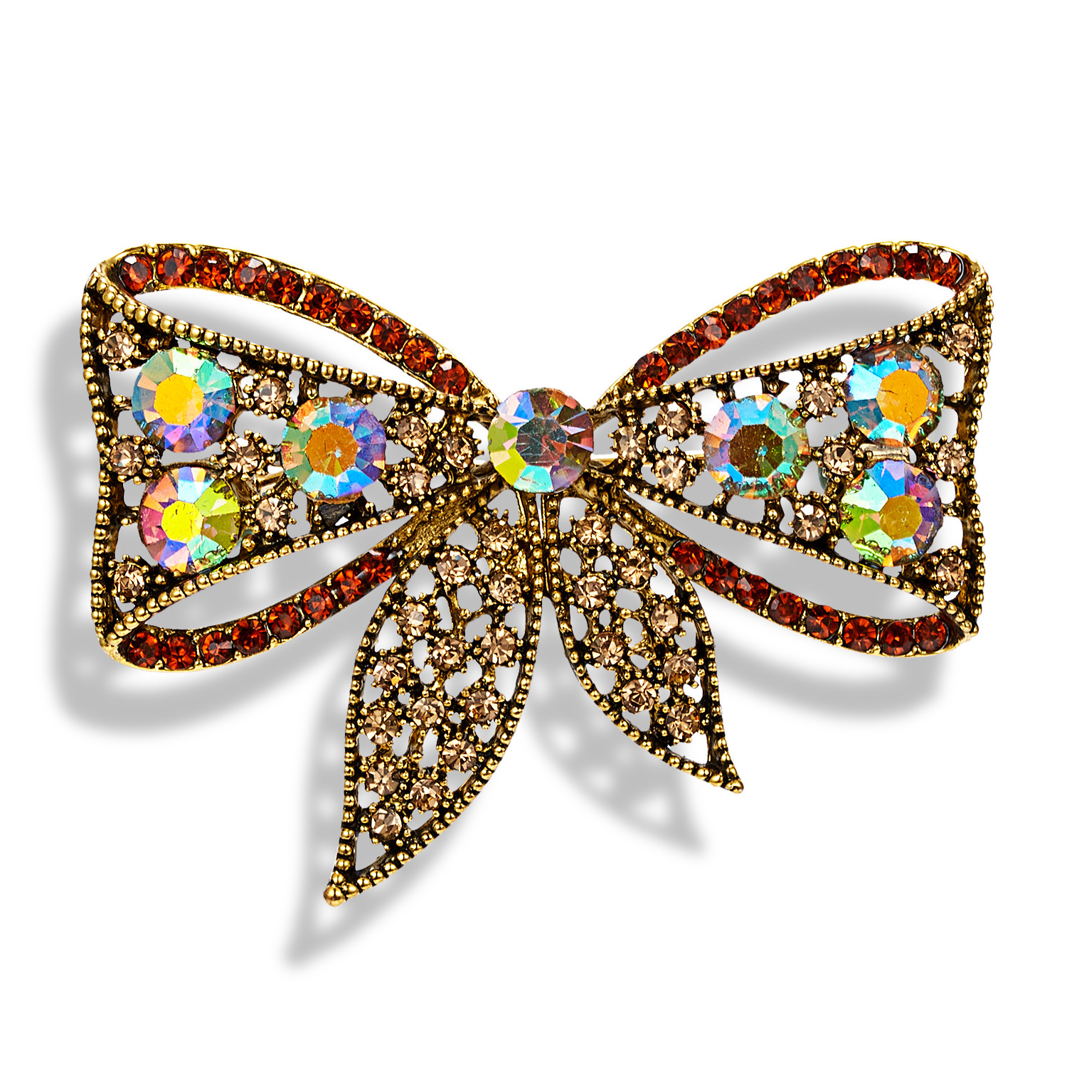 IG Style Shiny Clouds Leaves Flower Alloy Inlay Rhinestones Pearl Unisex Brooches display picture 28