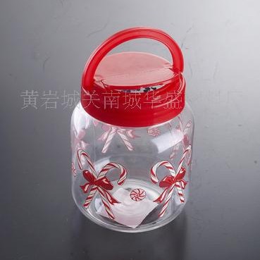 500ml山核桃果冻塑料罐 透明食品罐 五谷杂粮罐PET瓶子年货糖果罐