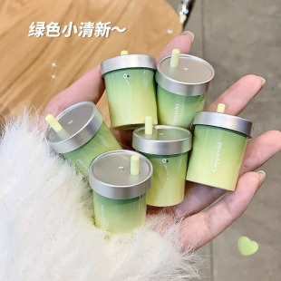 Cappuvini Jasmine Milk Tea Cup Lip Honey Water Price Lip Gloss Cosmetics Students Cross-border Lip Glaze Makeup
