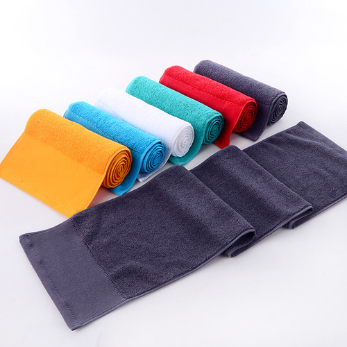 Pure cotton extra long sports towel marathon yoga outdoor running gym cotton sweat towel gift
