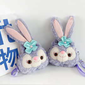 少女新款动漫礼品玩偶小包可爱公仔兔子单肩卡通斜挎毛绒包