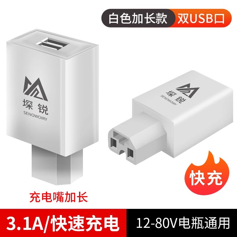 Charger, Universal Other Electric Vehicle Accessories - 31a-black-usb-charging-head
