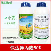 快达麦尊 50%异丙隆悬浮剂 小麦田禾本科杂草 除草剂 1千克农药批