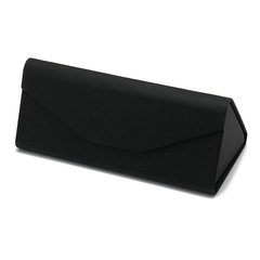 眼鏡包裝盒摺疊盒眼鏡袋眼鏡布高級感墨鏡盒黑色