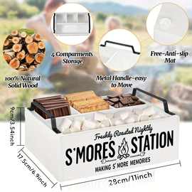 跨境木质分格多格餐具刀叉收纳盒木盒桌面咖啡包零食纸巾储存盒