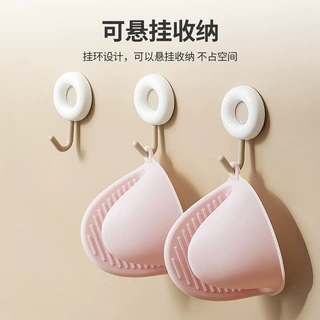定制加厚硅胶防烫防滑耐高温烤炉手夹厨房手套微波炉隔热烘焙盘夹