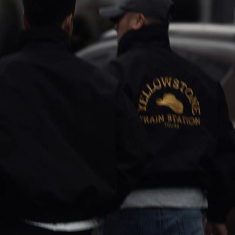 [Shell Breaking Plan] "Yellowstone Park" Men's Casual Outdoor Embroidered Short Wide Type Tough and Stiff Nylon