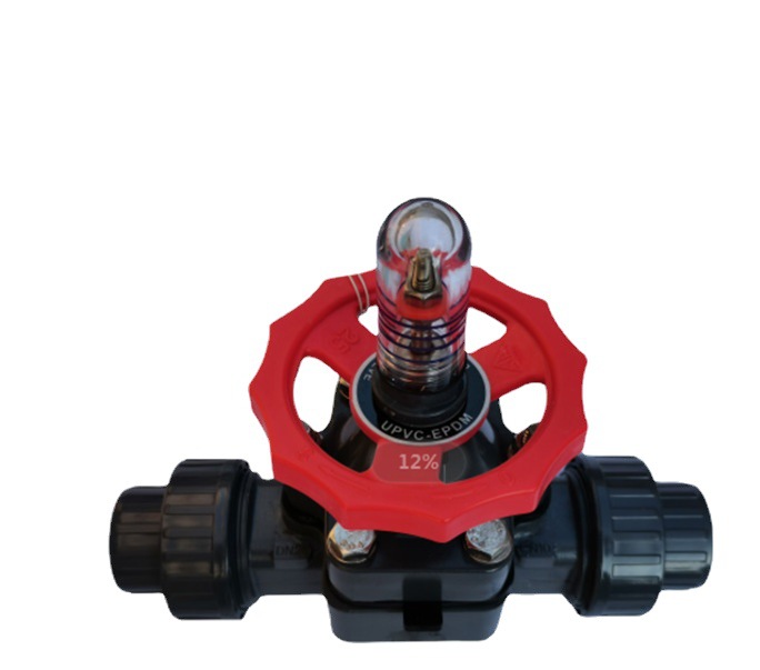 承插式隔膜阀 活接隔膜阀 UPVC塑料管材管件阀门配件环琪现货批发