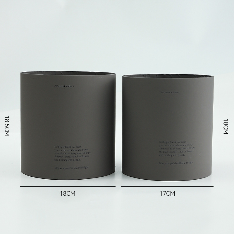 Cubo clásico de tres abrazos cubo redondo embalaje cubo arreglo de flores cubo floral DIY espejo de plata caja de flores