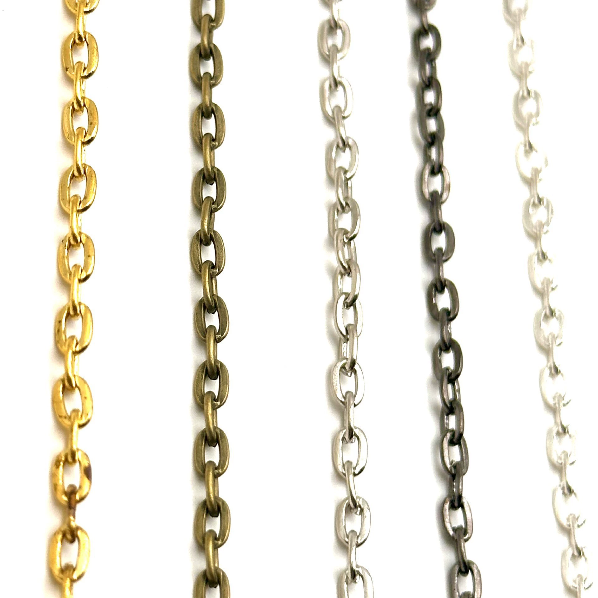 Металлическая цепь сглаживает цепь О-образная цепь тонкая цепь рассеянная цепь хвостовая цепь O-образная цепь рассеянная цепь цепь diy цепь