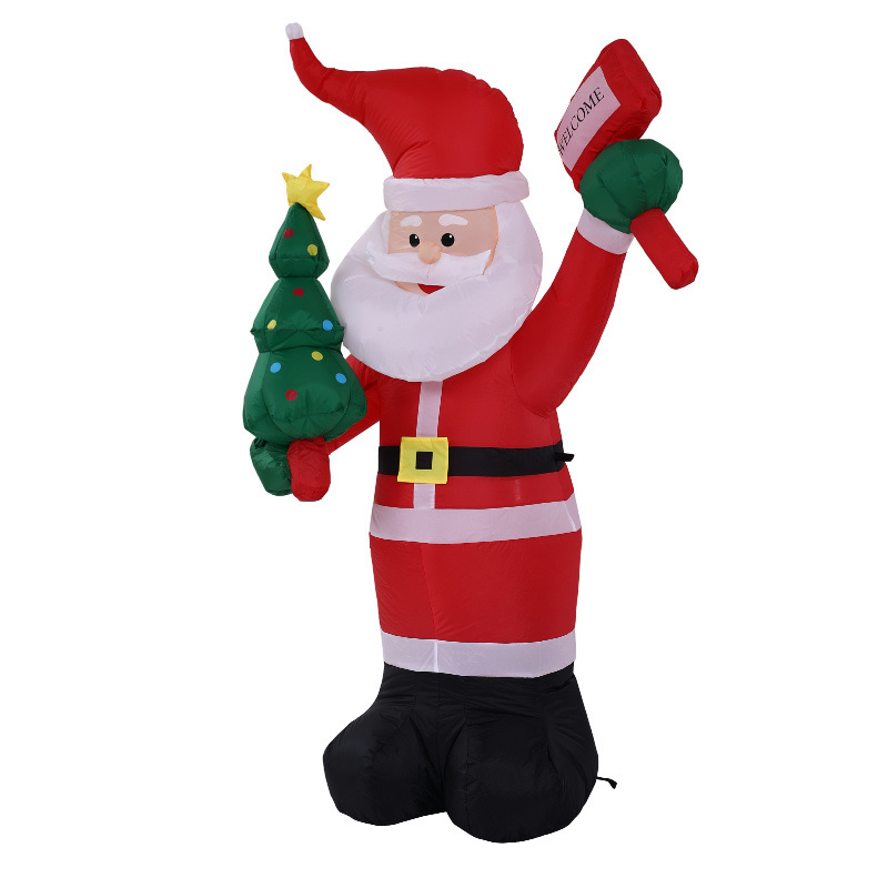 Nuevos productos transfronterizos Navidad inflables decoración 1.8m tomar el árbol de Navidad para elevar la decoración de la decoración del patio de ancianos