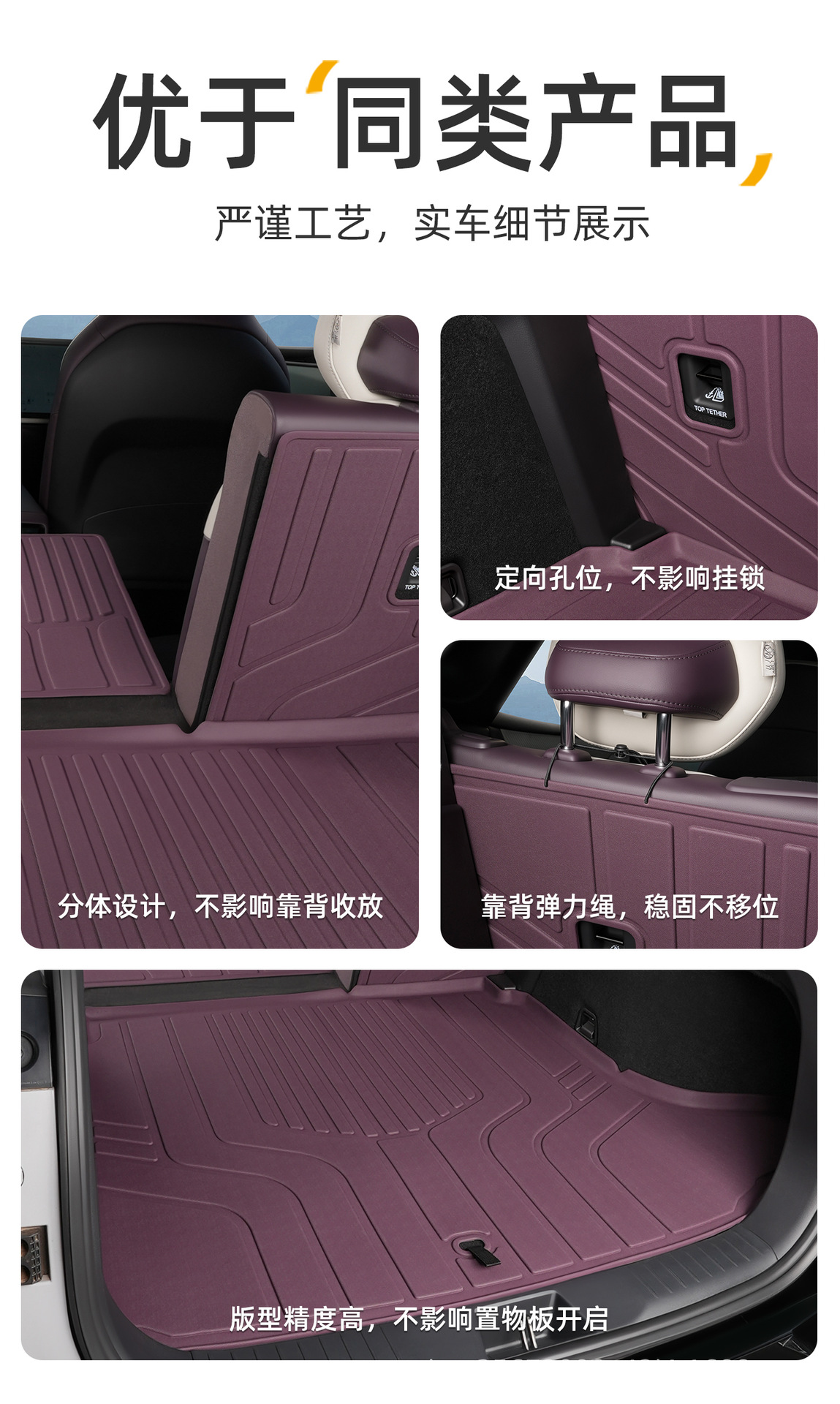 Suitable for Mazda EZ60 trunk mat, 25-26 model, special car-specific TPE car trunk mat
