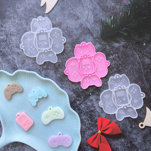 Gamepad 712 Chocolate Fudge Silicone Mold DIY Cake Decoration Baking Biscuit Drop Mold