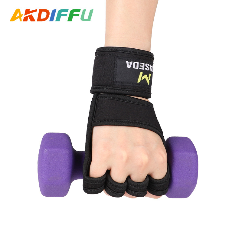 Levantamiento de pesas transfronterizo, protección de la palma de la mano de ciclismo, material de buceo, panal de abejas, guantes antideslizantes y resistentes al desgaste, protección de la palma