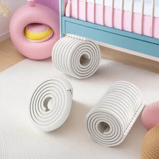 Customized Anti-Collision Strip 6m / 8m / 10m Long Wide Thickness W-Shaped Widened Edge Sponge Pad Soft Bag Anti-Collision Wall Sticker