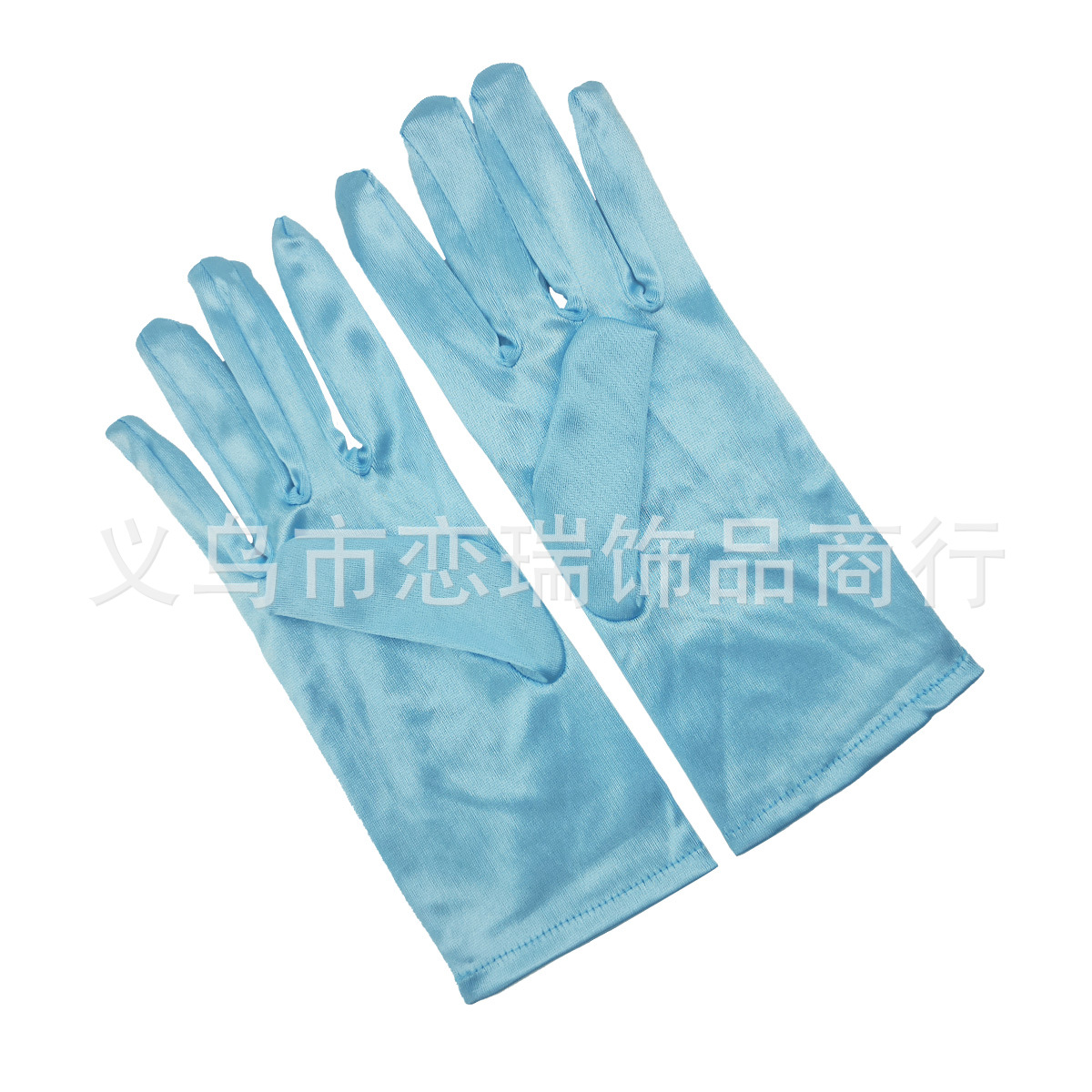 Vestido de color sólido guantes satin guantes de novia guantes de Halloween maquillaje fiesta damas guantes cortos