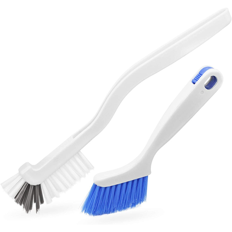 2 piece set of cleaning brush small frosted brush, cleaning water frosted brush, bathroom kitchen edge corner grouting cleaning brush