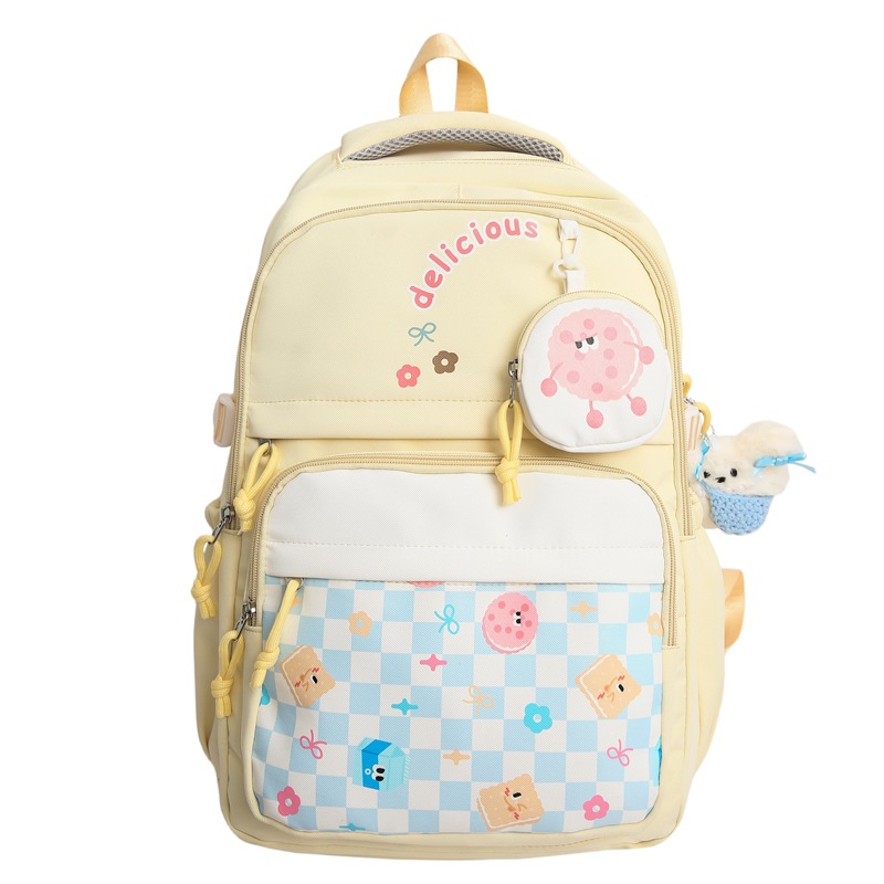 Mochila escolar de niñas de grado 3 a 6 mochila de gran capacidad 2025 mochila de viaje ligera de la escuela secundaria