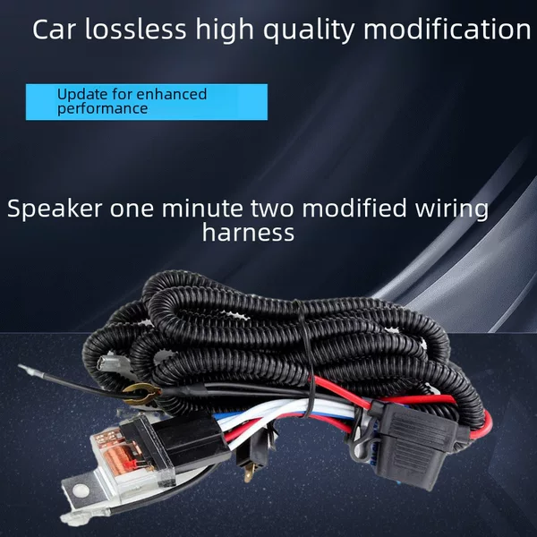 Wholesale Car Snail Horn Modification Wire Relay Harness Snail Cone Type Horn Relay Harness