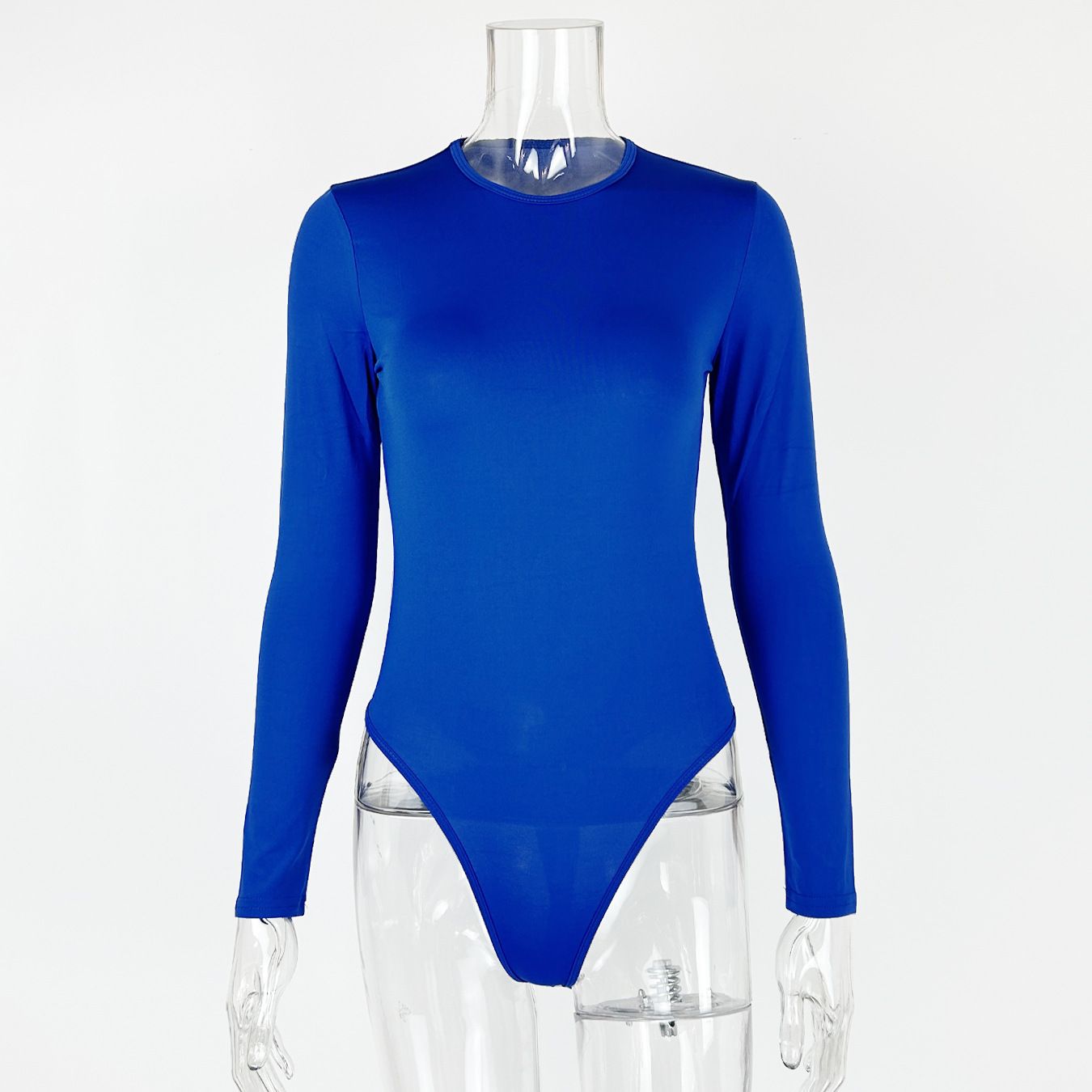 2025 europeo y americano transfronterizo otoño e invierno ropa de mujer Amazon casual blusa de fondo manga larga ajustada bodysuit
