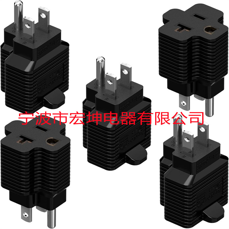 Ac Power Adapter 5-15P to 5-20R/6-15R/6-20R, 15A 125V to 20A 250V Ac Power Adapter 5-15P to 5-20R/6-15R/6-20R, 15A 125V to 20A 250V