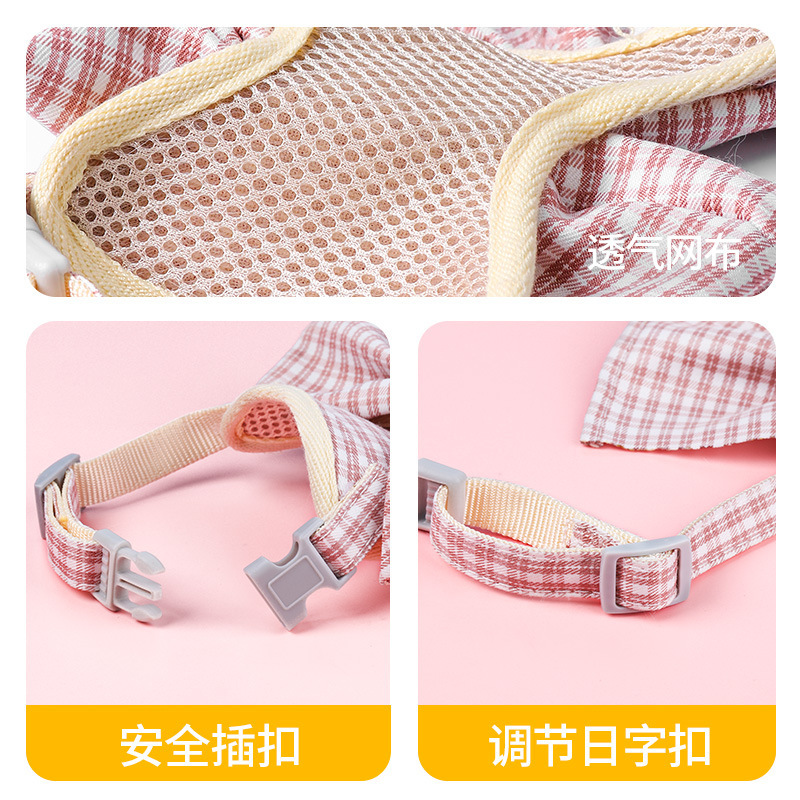 Suministros para mascotas Tronos transfronterizos de nuevo estilo arco de hadas correa para el pecho para gatos anti-deslizamiento correa para el pecho correa para gatos ajustable