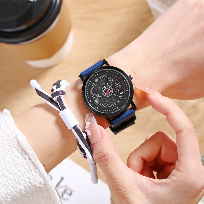 Trendy Sports Teenager Junior Senior high school Student Watch for Boys and Girls Korean Style Simple Cool Personality Handsome High Face Value