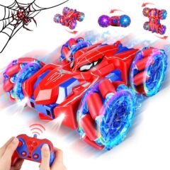 クロスボーダースパイダーリモコンカー両面ドリフトスタントカー2.4Gライトリモコンスプレーおもちゃ