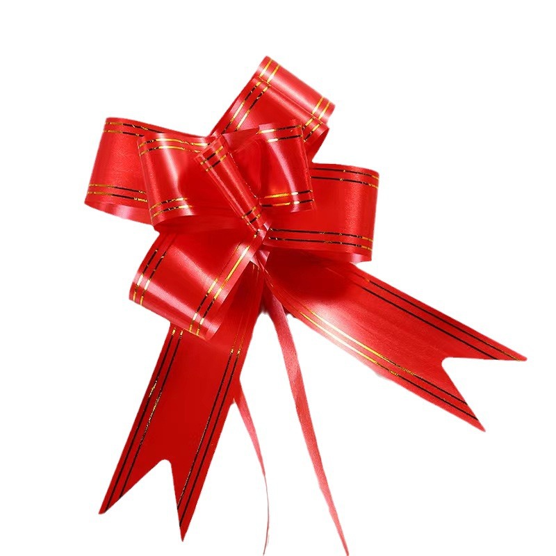 1.2CM flores al por mayor arco cinta caja de regalo de boda embalaje de boda decoración de automóvil manija de la puerta