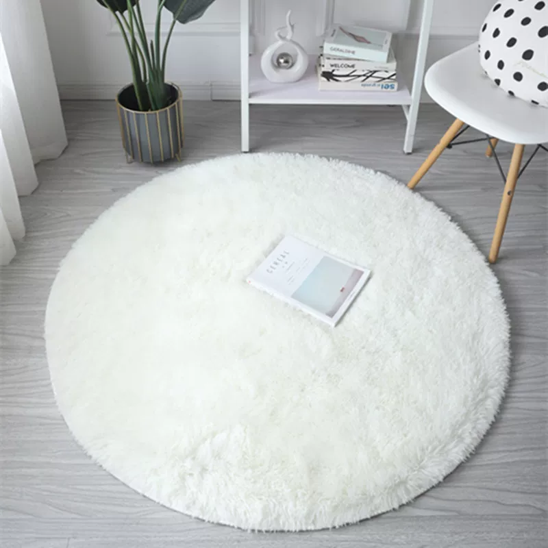 Круглый ковер для спальни, гостиной, качели, милый ноутбук, простой и элегантный дизайн, подвесная корзина