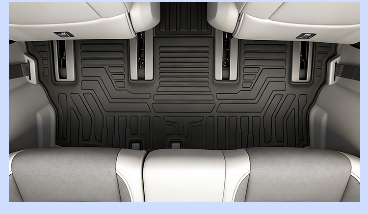 Suitable for Zhiji Ls9 Six-Seater Full-Surround Interior Modification Package, Threshold Waterproof Floor Mat Decoration, Tpe Car Floor Mats