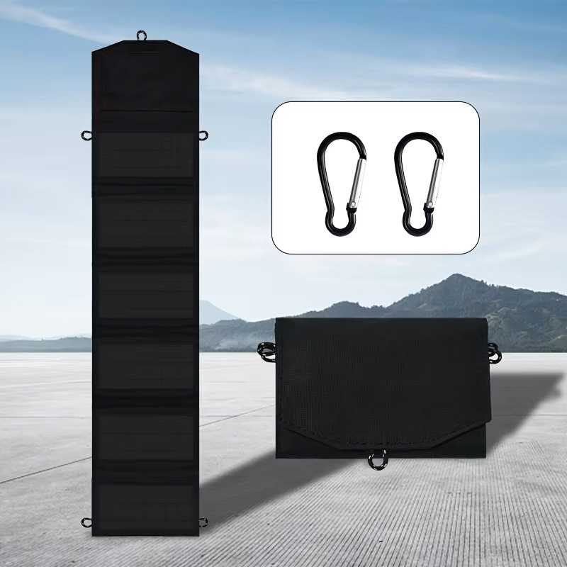 Panel solar plegable portátil 20W USB 5V cargador solar para camping al aire libre