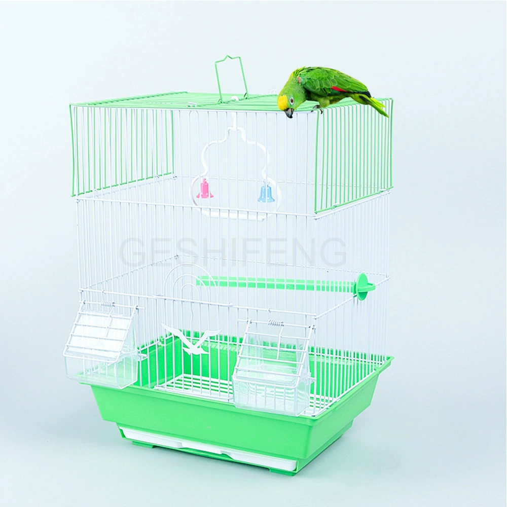 Складная клетка для птиц, собранная из проволоки, краска для птиц