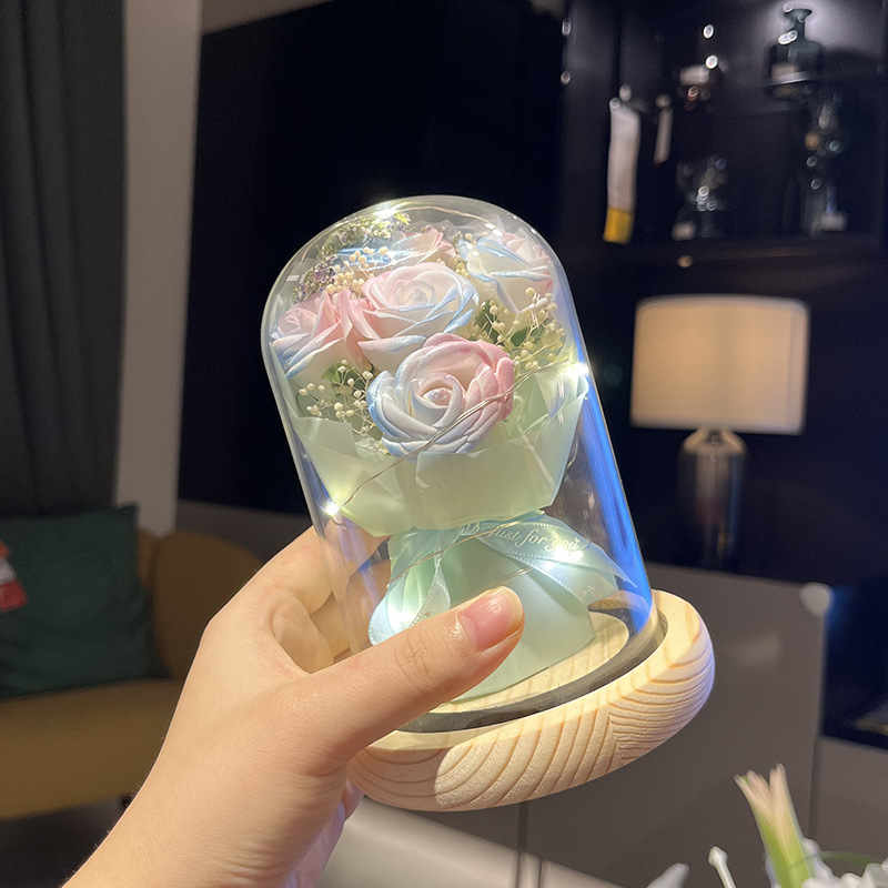 [인기 판매 추천] Ruozhixi-5 오로라 장미-선물 가방 + 축하 카드 + 배터리 [완제품 배송]