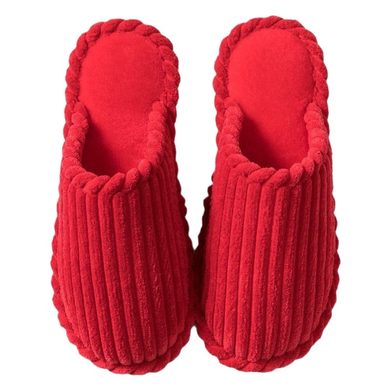 2 пары свадебных тапочек осенние праздничные красные пара высококачественных свадебных пар утреннее платье Свадебные хлопковые тапочки зима